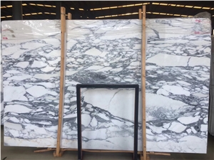 Arabescato White Marble Slab for Floor Tiles