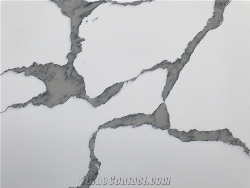 Bianco Calacatta Artificial Quartz Stone for Floor