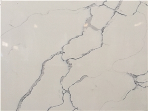 Bianco Calacatta Artificial Quartz Stone for Wall