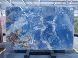 Blue Onyx Slab for Wall and Floor Tile Blue Onyx Slab for Wall and Floor Tile