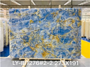 Blue Onyx Slab for Wall and Floor Tile