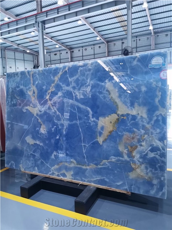 Blue Onyx Slab for Wall and Floor Tile