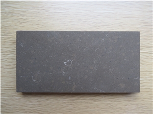 Brown Artificial Quartz Stone for Countertop