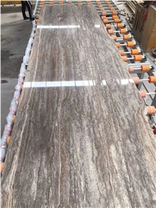 Brown River Travertine Slab for Project Brown River Travertine Slab for Project