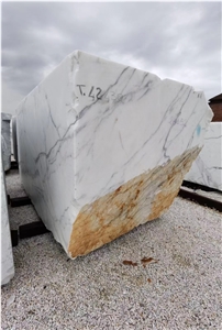 Calacatta White Marble Block