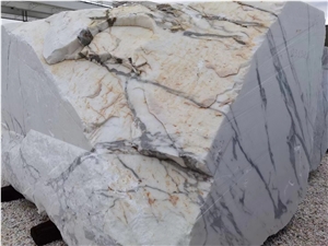 Calacatta White Marble Block