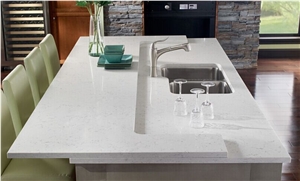 Carrara White Artificial Quartz Stone