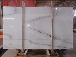 China Lactea Marble Slab for Floor Tiles