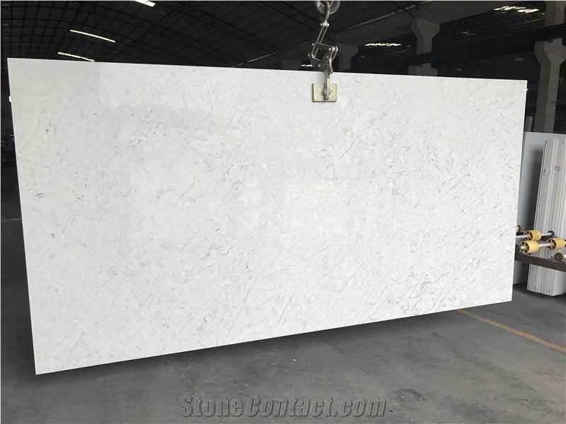 Cloudy White Artificial Quartz Stone