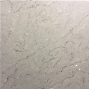 Cloudy White Artificial Quartz Stone