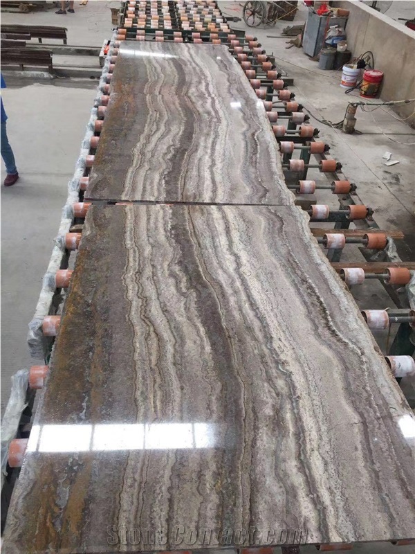 Doodi Travertine Slab for Wall Covering