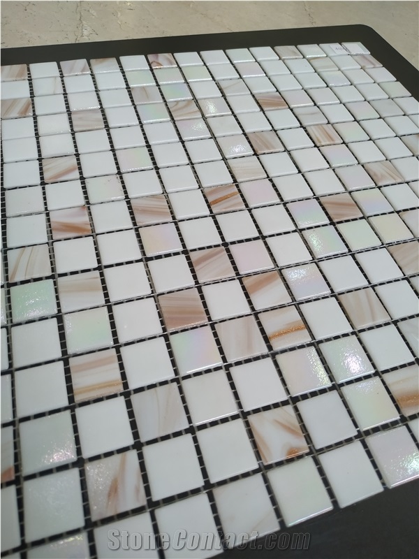 Glass Mosaic Tiles for Pool Covering