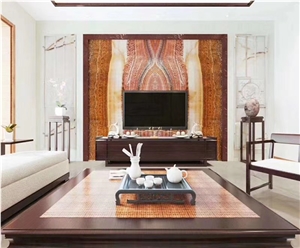 Kilimanjaro Red Onyx Slab for Project