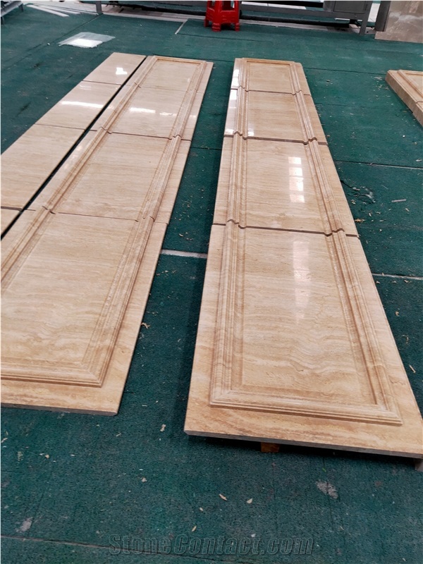 Light Beige Travetine for Natural Stone Columns