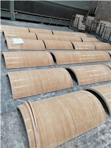 Light Beige Travetine for Natural Stone Columns