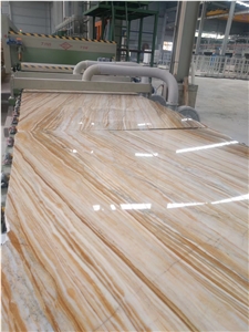 Lightning Gold Marble Slab for Flooring Tiles