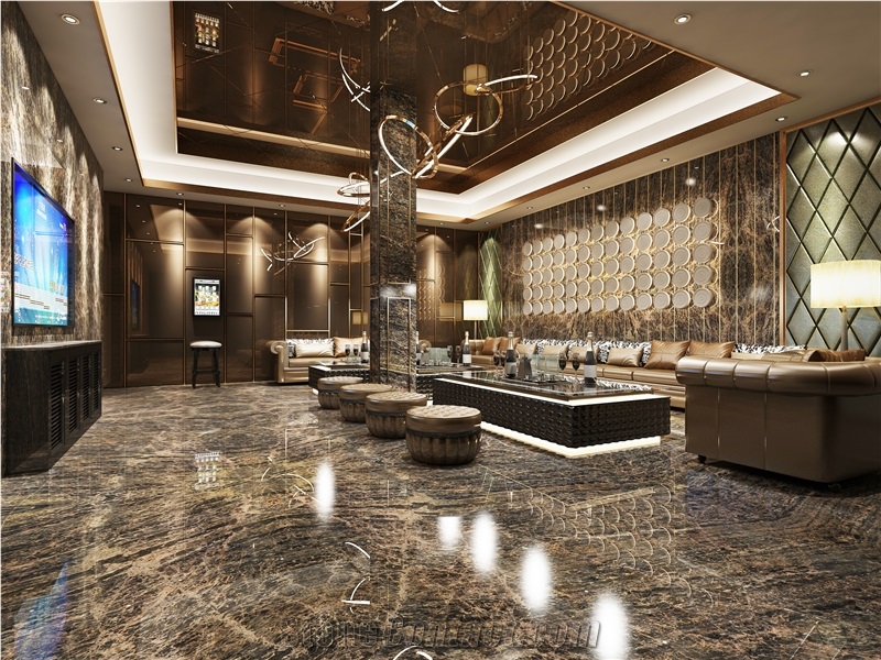 Luca King Brown Marble for Wall Cladding