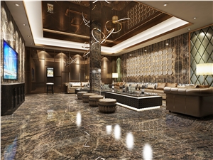 Luca King Brown Marble for Wall Cladding
