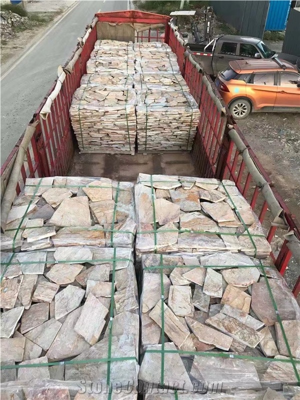 Natural Slate Flagstone Sawn Cut Split