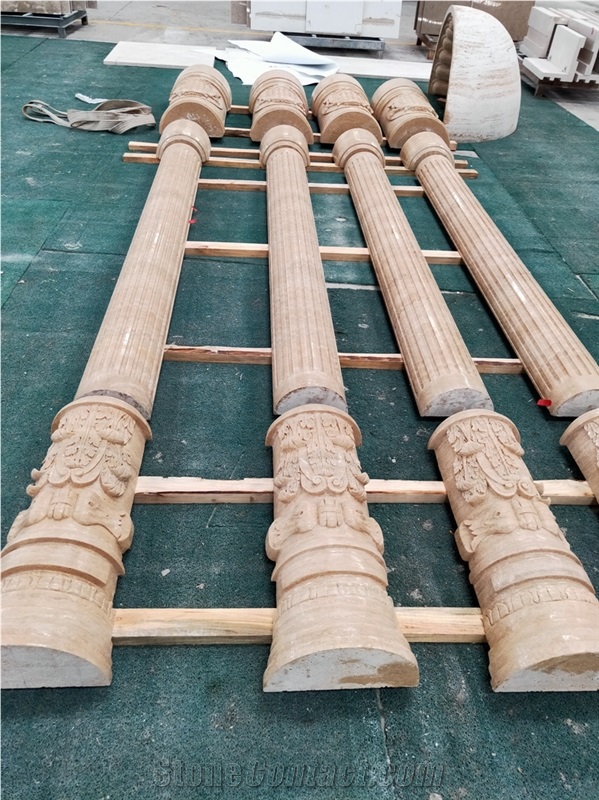 Natural Stone Column,Solid Column Pillar