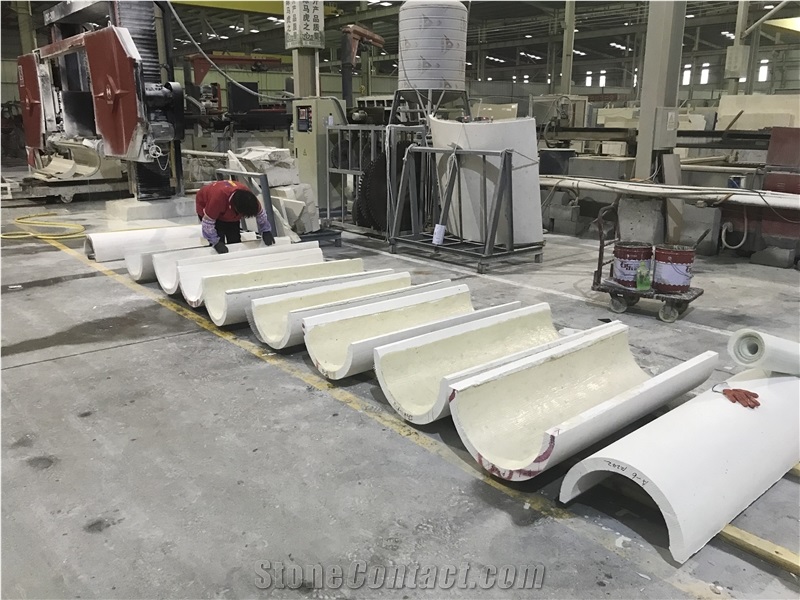 Natural Stone Pillars for Project