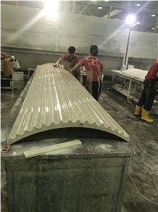 Natural Stone Roman Column Arc Plate