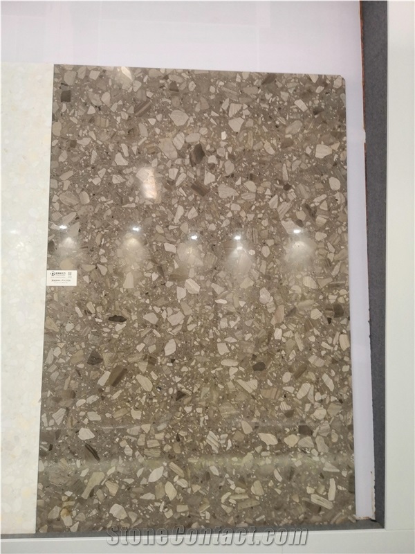 Nice Black Terrazzo Tile for Kitchen Wall