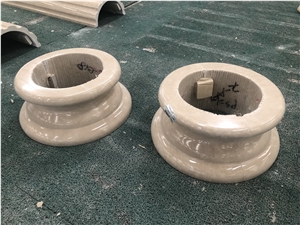 Ottoman Beige Marble Natural Stone Columns
