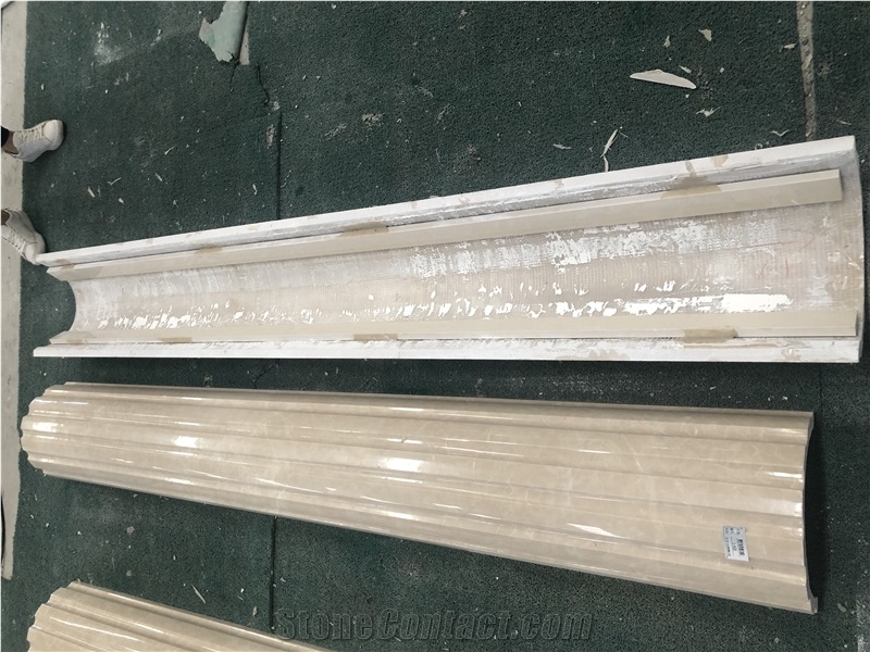 Portugal Beige Limestone Natural Stone Columns