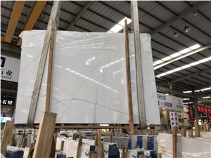 Red Line White Jade Marble Slab for Floor Tiles Red Line White Jade Marble Slab for Floor Tiles