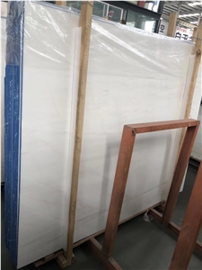 Red Line White Jade Marble Slab for Floor Tiles