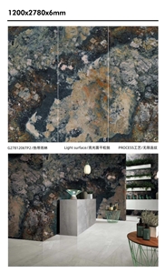 Rock Slab Artificial Marble Slab for Floor Tiles