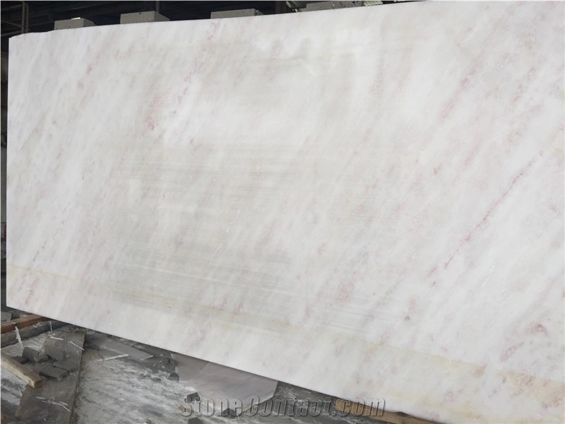Rose Ice Jade Marble Slab for Wall Covering
