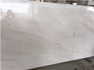 Rose Ice Jade Marble Slab for Wall Covering