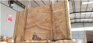 Royal Orange Onyx Slab for Project