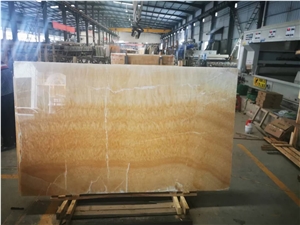 Royal Orange Onyx Slab for Project