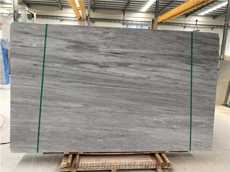 Start White Blue Marble Slab for Project