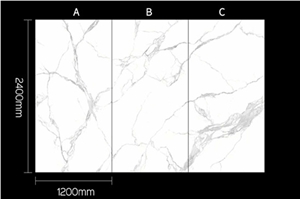 Super Thin 6mm Artificial Stone Calacatta White