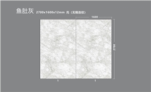 Super Thin 6mm Luxury Blue Artificial Stone