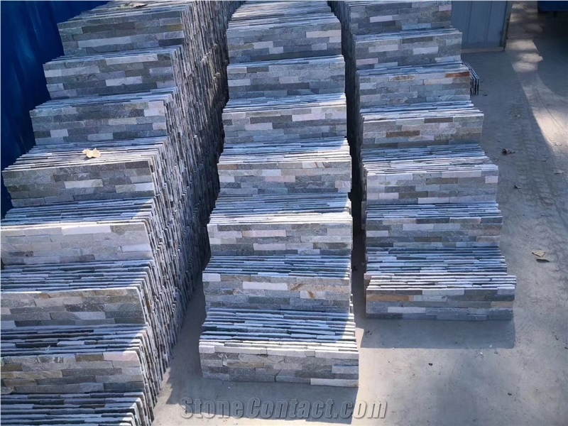 Taojiang Grey Slate Stone Veneer,Cultured Stone
