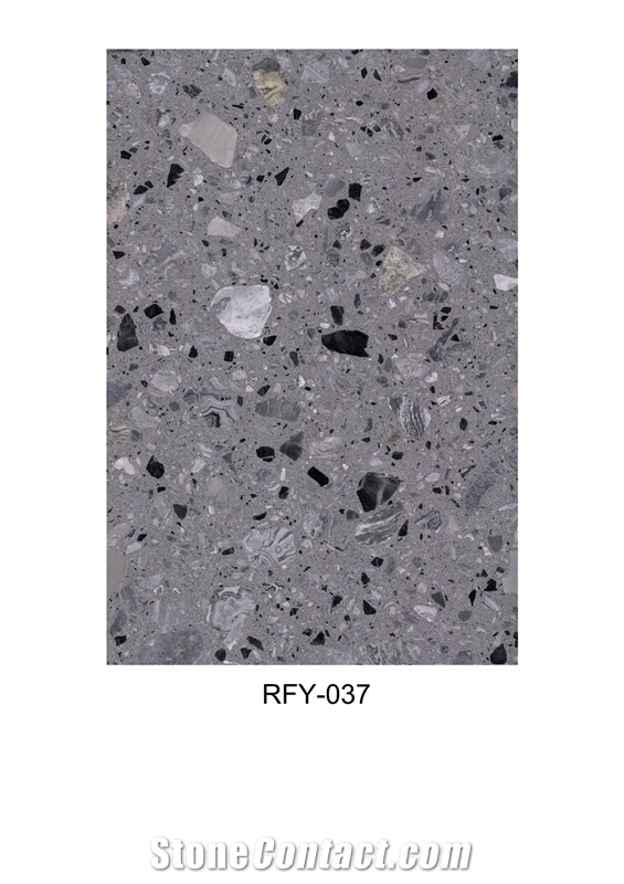 Terrazzo Stone Slabs Terrazzo Tiles for Project