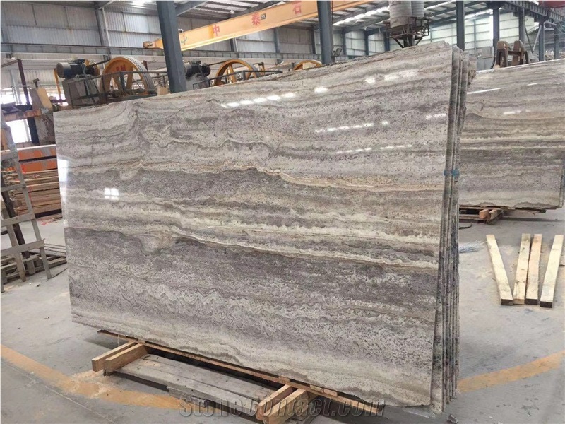 Travertino Silver Mic Slab for Project