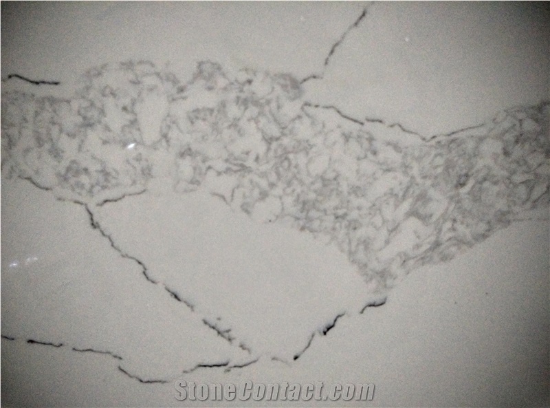 White Artificial Quartz Stone for Wall Tile