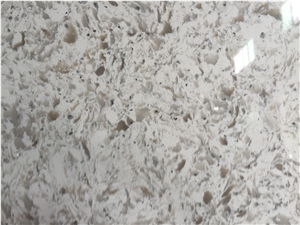 White Artificial Quartz Stone Rfy10112