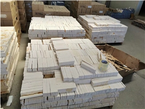 White Culture Stone Mosaic Veneer for Wall Decor
