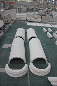 White Limestone Natural Stone Columns