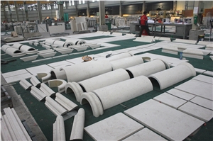 White Limestone Natural Stone Columns