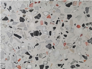 White Terrazzo Tile for Kitchen Floor White Terrazzo Tile for Kitchen Floor