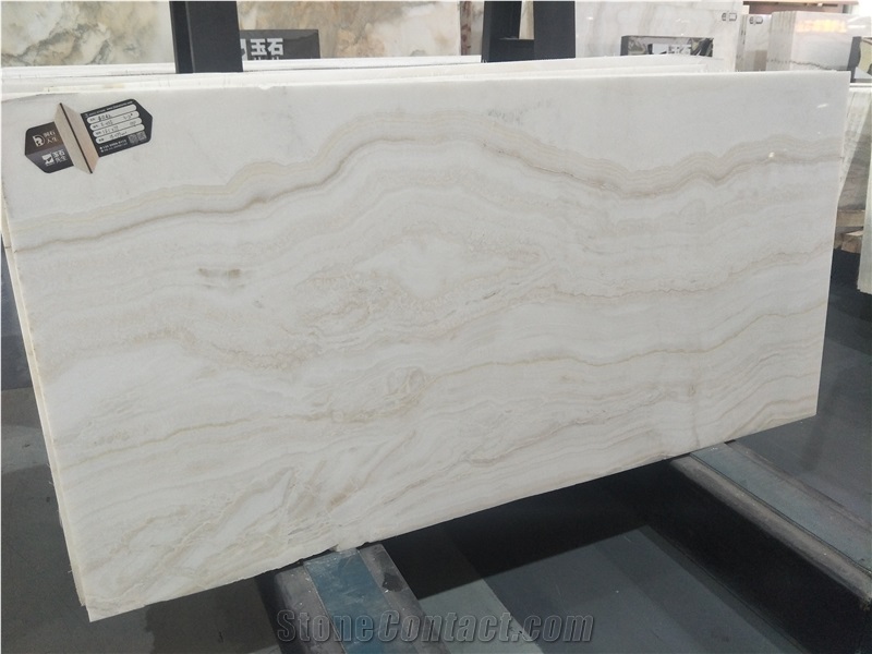 White Wooden Onyx Stone for Floor and Wall Tile
