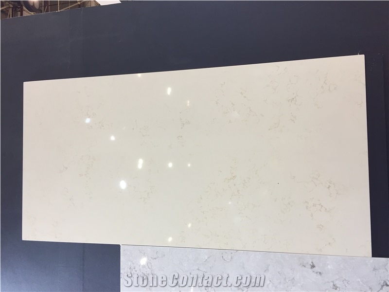Yellow Artificial Quartz Stone for Wall Tile